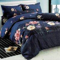 ผ้าปูที่นอน6ฟุต5ชิ้น ผ้าใยไหมfabric grade A Smooth and Soft Bedsheet set  6FT/5PCS 180*200*9 CM.