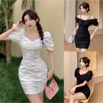Buy Dress For Women Casual Dress Korean White online