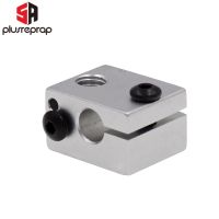 ❃ V6 Aluminium Heating Block Hot End Block 20x16x12 mm for Reprap 3D Printer Metal e3dV6 M6 Nozzle