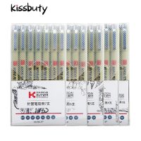 Pigment Liner Micron Ink Marker Pen 0.05 0.1 0.2 0.3 0.4 0.5 0.6 0.8  01 02 03 Different Tip Black Fineliner Sketching Pens Highlighters Markers