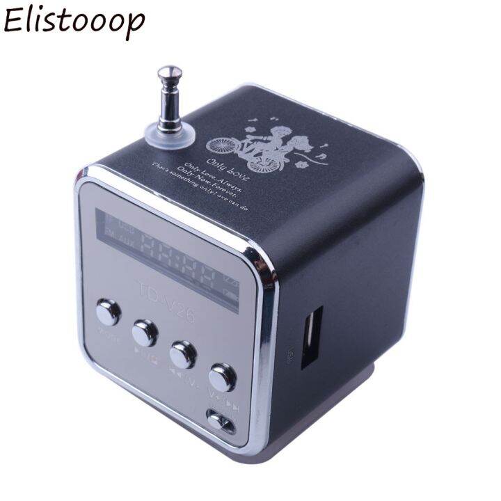 [ขายดีที่สุดพอตเตอร์] TD-V26เครื่องเล่น MP3เครื่องรับ FM ลำโพงขนาดเล็ก ...