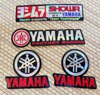 สติกเกอร์ YAMAHA สะท้อนแสง ตัวนูน ติดรถ แต่งรถ รถมอเตอร์ไซค์ รถซิ่ง รถแข่ง *1 ชุด 4 ชิ้น 3 แบบ *