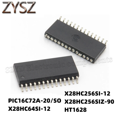 1PCS  SOP28-PIC16C72A-20/SO X28HC64SI-12 X28HC256SI-12 X28HC256SIZ-90 HT1628 Electronic components