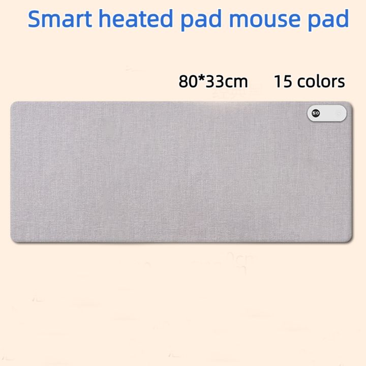 220V Electric Heated Mouse Pad Mat Office Desktop Heating Pad Warming Table Mat  Mouse Pad Winter