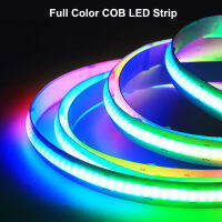 Full Color COB LED Strip Same As WS2812B SK6812 High Density Individually Addressable Smart RGB Dream Color COB Led Light DC5V