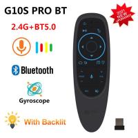 G10S Pro 2.4G Wireless Air Mouse Google BT5.0 Voice Remote Control Microphone IR Learning 6-axis Gyroscope For Android 11 10