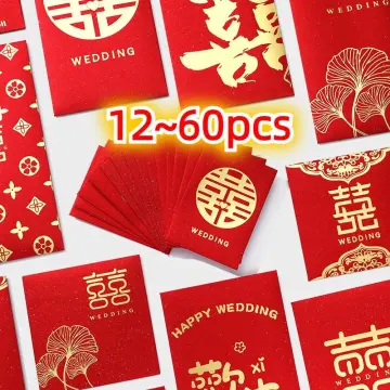 50Pcs Chinese Mini Red Envelope Creative Hongbao New Year