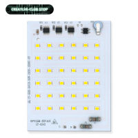 สมาร์ท IC LED ชิป10W 20W 30W 50W 100W 3500K แผงไฟ LED Manik Kuasa Tinggi 220V 2835 SMD โคมไฟ LED Untuk DIY Luaran Dalaman