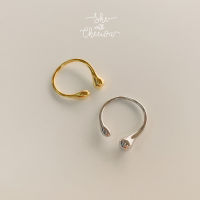 She with Cheewa | silver925 | elle ring แหวนเงินแท้ มินิมอล ทรงหยดน้ำโอบนิ้วเอาไว้ สุดชิคไม่ซ้ำใคร สามารถปรับขนาดตามนิ้ว