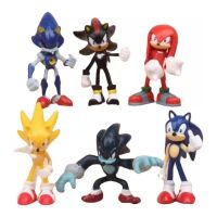 ฟิกเกอร์ Sonic the Hedgehog 6 Sonic Flying Mouse Hand Office Model Cake Decoration Ornament