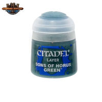 [พร้อมส่ง] Citadel : LAYER: SONS OF HORUS GREEN (12ML) สีอะคริลิคสำหรับทาโมเดล