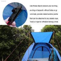 ↂ㍿ Awning Clamp Tent Outdoor Adjustable Windproof Camping Canopy Tarpaulin Clip Tarpaulin