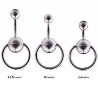 【CW】 1Piece shipping Screw Belly Curved Banana Navel 14G Hoop Piercing Jewelry