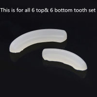 JINAO 2 Pcs Grills Molding Fixing Bar Reusable Silicone Top &amp; Bottom Fitting Mold For HipHop Teeth Grillz