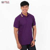 เสื้อโปโล KanekoTK สีสด ยับยาก สีม่วง PK113 (ชาย) - PMKPOLOMAKER