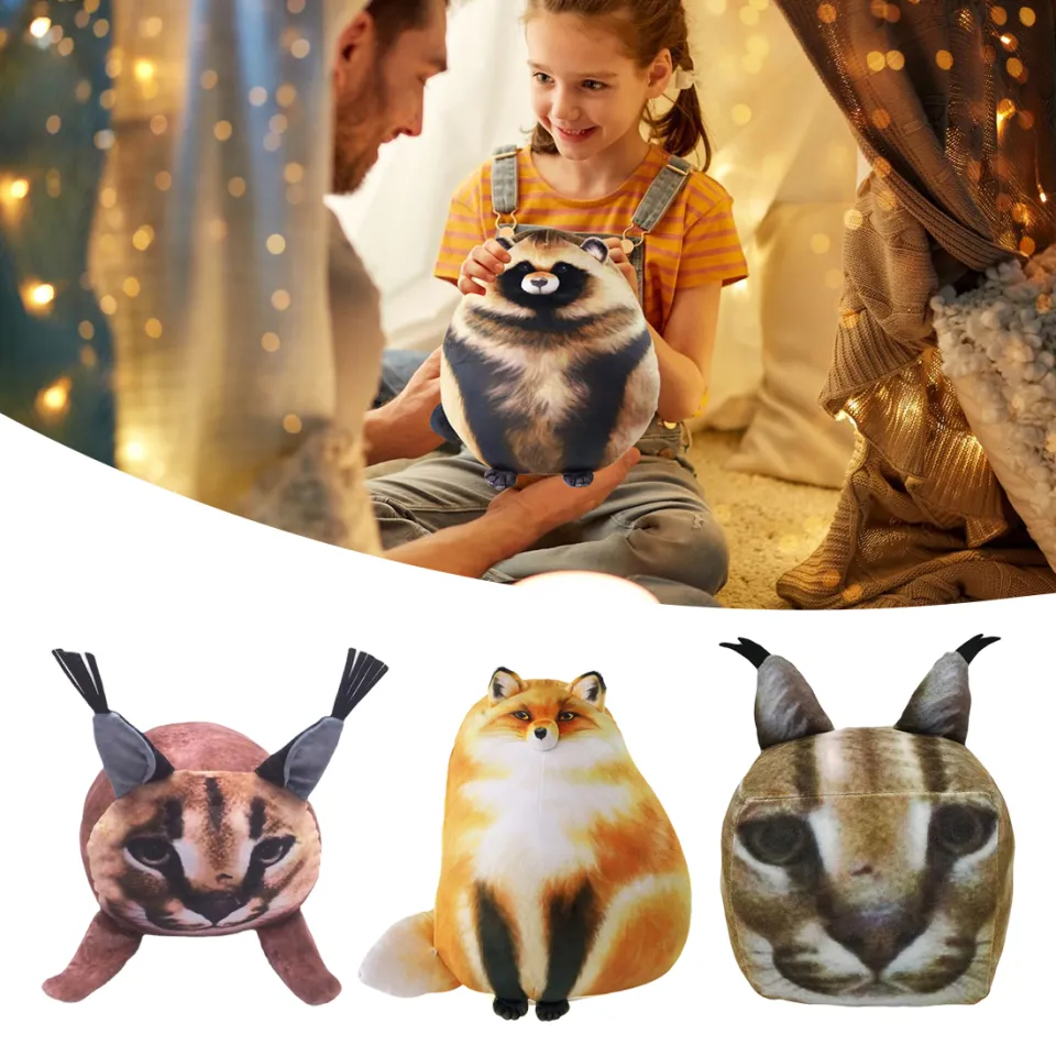 Increase A Floppa Cuddly Pillow 19Cm Simulation Cat Pop Cartoon 3d Pillow  Soft Filled Anime Games Toys Home Decor Dakimakura J220729 From 14,33 €