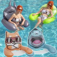 【LZ】♛❧  Anel flutuante inflável Dobrável Flutuante Flutuante Diversões de água Piscina rede tubo natação colchão Acessórios piscina