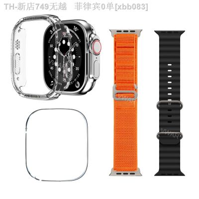 【CW】✇❇﹍  strap   Band Ultra watch 49mm Tempered Glass Cover iwatch iwo 3