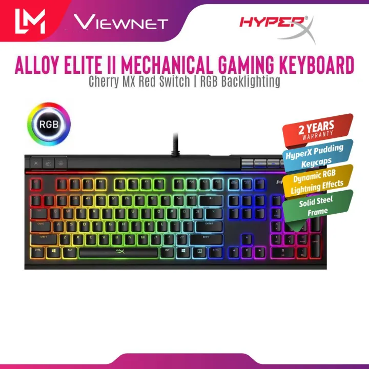 HyperX Alloy Elite II Wired Gaming Mehanical Keyboard Cherry MX Red