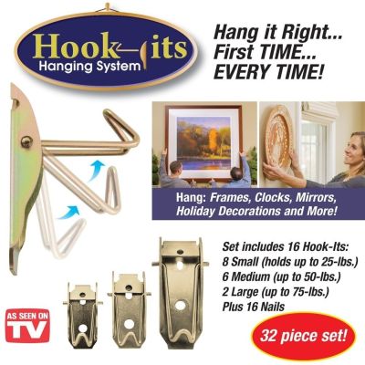 ตะขอติดผนัง Hook - Its Wall Hanging System ตะขอเกี่ยว ตะขอแขวนของ ตะขอเหล็ก ที่แขวนรูปภาพ ที่แขวนรูปผนัง ที่แขวนรูป