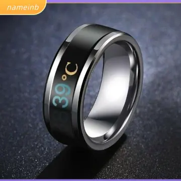 Fashion Men's Ring Magic Wear NFC Smart Ring Finger Digital Ring for  Android phones with functional couple stainless steel ring