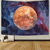 hippy decor moon tapestry psychedelic wall cloth hanging decoration blanket wall hangings carpet