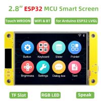 ESP32 MCU 2.8 Inch Smart Display for Arduino LVGL WIFI Bluetooth Touch WROOM 240x320 Screen LCD TFT Module with Free Tutorials