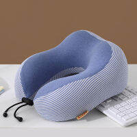 U-shaped convenient travel neck pillow fashion soft bed car memory foam foldable care cervical spine health