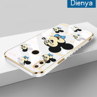 เคส Dienya สำหรับ Huawei Y9เคส2019การ์ตูนแฮปปี้มิกกี้ใหม่กรอบสี่เหลี่ยมชุบพื้นผิวเคสนิ่มซิลิกาเจลกันกระแทกเคสมือถือรวมทุกเลนส์กล้องถ่ายรูปฝาครอบป้องกัน