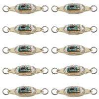 10 Pcs LED Fishing Spoons Underwater Flasher Bass Halibut Flasher Trolling Deep Drop Fishing Light