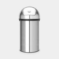 Brabantia ถังขยะ สแตนเลส แบบผลัก ขนาดใหญ่พิเศษ60 ลิตร Push Bin, 60 litre - Matt Steel