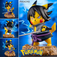 Figure ฟิกเกอร์ จากการ์ตูนเรื่อง Pokemon โปเกมอน Doman Pikachu พิกะจู Cosplay Naruto Uchiha Sasuke คอสเพลย์ นารูโตะ อุจิวะ ซาสึเกะ Pikachu พิกะจู Ver Anime ของสะสมหายาก อนิเมะ การ์ตูน มังงะ คอลเลกชัน ของขวัญ New Collection Doll ตุ๊กตา Model โมเดล