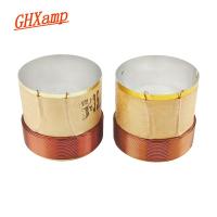 【2023】 DhakaMall GHXAMP 8Ohm 35.5 Core เบสลำโพงวอยซ์คอยล์อลูมิเนียมสีขาววูฟเฟอร์คอยล์4ชั้น ASV ลวดซ่อมลำโพงชิ้นส่วน2ชิ้น