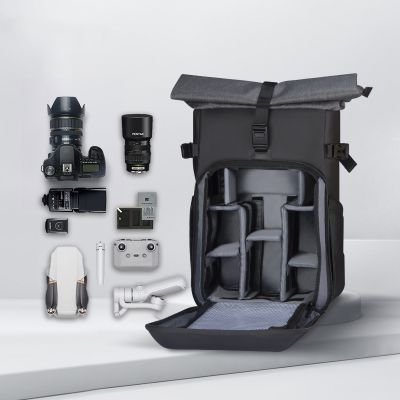 กระเป๋ากล้อง SLR ขยายได้จุได้เยอะกระเป๋าถ่ายภาพกลางแจ้งกระเป๋าเป้สะพายหลังคอมพิวตอร์กันน้ำอเนกประสงค์ระบบดิจิตอล