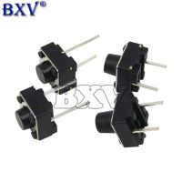 100PCS/LOT Tactile Push Button Switch 6X6X 4.3/5/6/7MM 2Pin Micro Switch 6*6* 4.3mm 5mm 6mm 7mm Power Switch Button WATTY Electronics