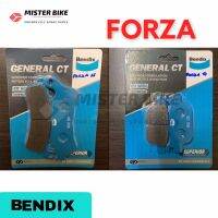 ผ้าเรค ผ้าเรคหน้า ผ้าเรคหลังเ็นดิกซ์ Bendix FORZA300 ของแท้ MD33,MD42