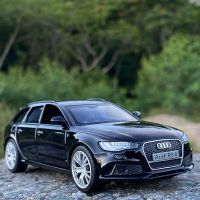 1:32 Audi RS6 Station Wagon โมเดลรถยนต์ของเล่น,โมเดลรถของเล่นจำลองโลหะดึงถอยหลังของขวัญเด็ก