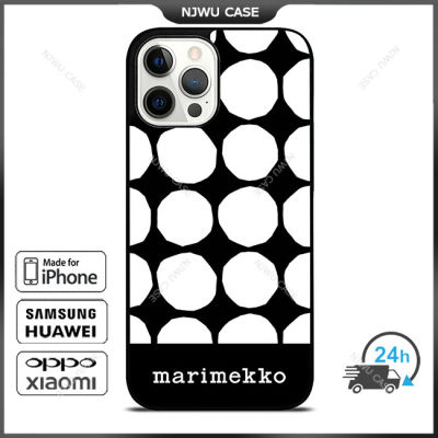 Marimekko 8 Phone Case for iPhone 14 Pro Max / iPhone 13 Pro Max / iPhone 12 Pro Max / XS Max / Samsung Galaxy Note 10 Plus / S22 Ultra / S21 Plus Anti-fall Protective Case Cover