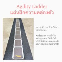 Agility Ladder แผ่นยางฝึกความคล่องตัว ใช้ฝึกวิ่ง ฝึกซ้อมสปีดเดอร์สำหรับนักกีฬา วอร์มร่างกาย ก่อนเล่นกีฬาทุกประเภท