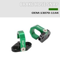 For KAWASAKI KX80 KX85 KX100 KX125 KX250 KX500 KDX250 KLX KLX 250 140 Motorcycle CNC Aluminum Rear Brake Hose Cable Clamp Holder