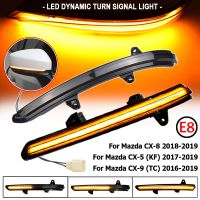 Blinker dinâmico LED Turn Signal Light Espelho Lateral Indicador Repetidor Mazda CX-5 CX5 KF 2017 2018 CX-8 CX-9 CX9