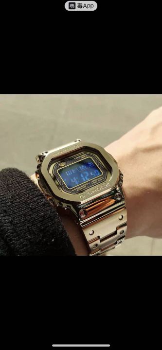 Casio Casio G-Shock GMW-B5000GD-9JF Gold Gold Gold Brick Watch Lazada PH