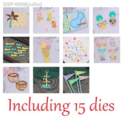 ✚♨Yuihu KSCRAFT-June Release Bundle Morre De Corte Metal Stencils Para DIY Scrapbooking Gravação Decorativa Cartão Papel