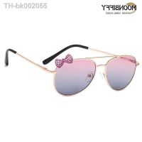 ♂❄ Kids Sunglasses with Bow Round Metal Frame Children Sun Glasses Fashion Girls Cute Pink Eyewear Outdoor Cycling Goggles UV400