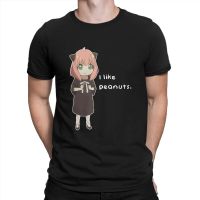 Anya Forger Spy X Family 1 Mans TShirt Japanese Anime O Neck Tops 100% Cotton T Shirt Humor High Quality Gift Idea 4XL 5XL 6XL