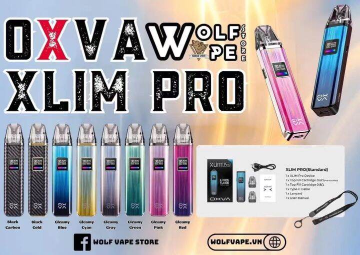 AA OXVA XLIM PRO 30w Fast Charging 1000mAh 0.6Ω /0.8Ω (Free Lanyard ...