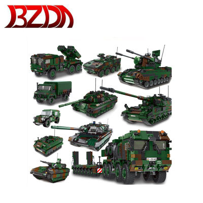 XINGBAO Military WW2 Tanks Toy model Building Blocks Mammut Truck Vehicle SUV Carrier Bricks Cars For Childrens Boys Gift