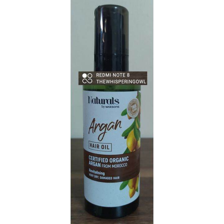 Naturals by Watsons Olive Argan Hair Oil Lazada PH
