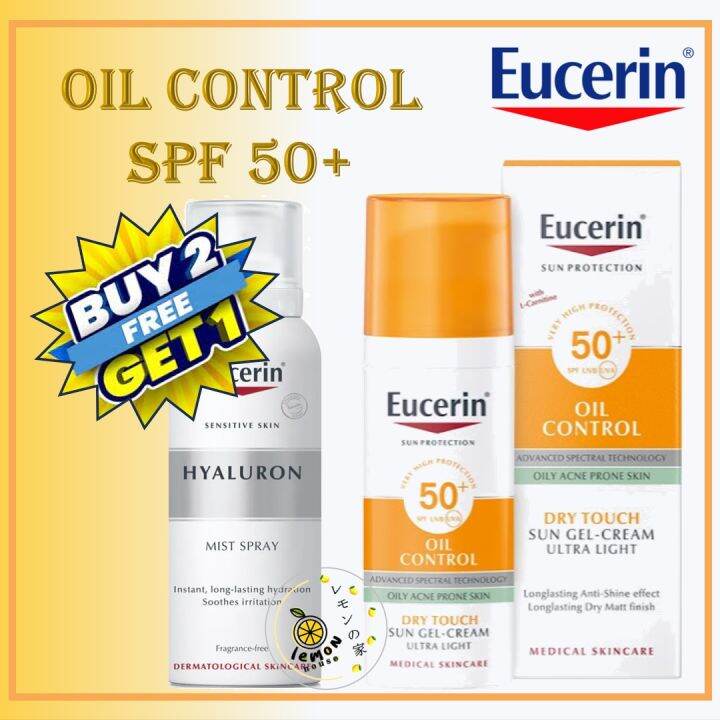 Eucerin Sunscreen Sun Protection Oil Control Dry Touch Sun Gel Cream