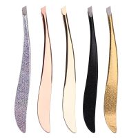 5 Color New Arrival Professional Stainless Steel Tweezer Eyebrow Face Nose Hair Clip Remover Tool Makeup Beauty Tweezer